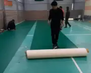 Thi công sân cầu lông